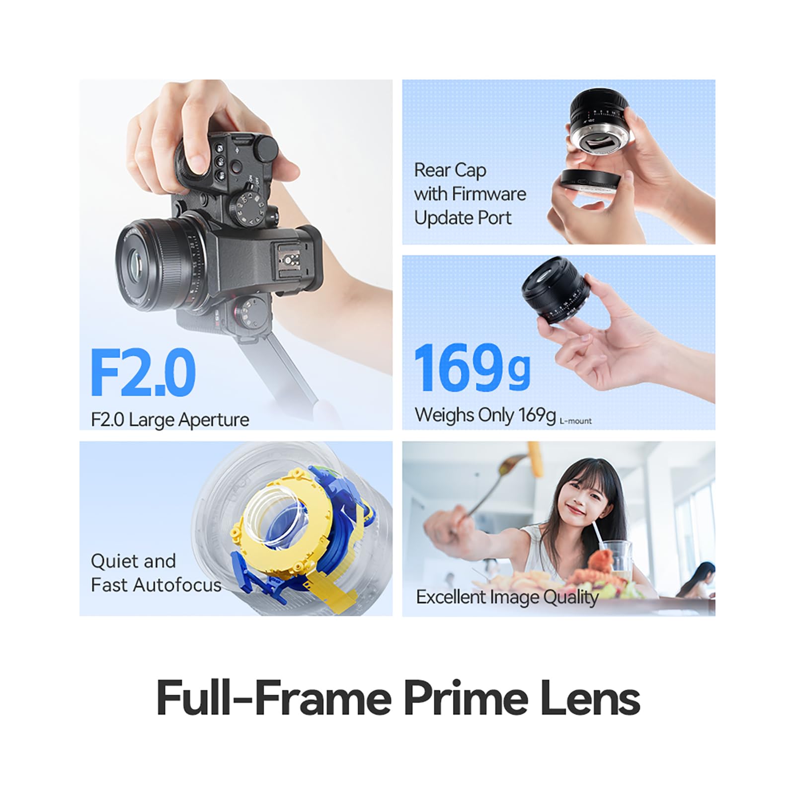 Amazon.co.jp: TTARTISAN 40mm f/2 AFレンズ Lマウント用 フルフレーム